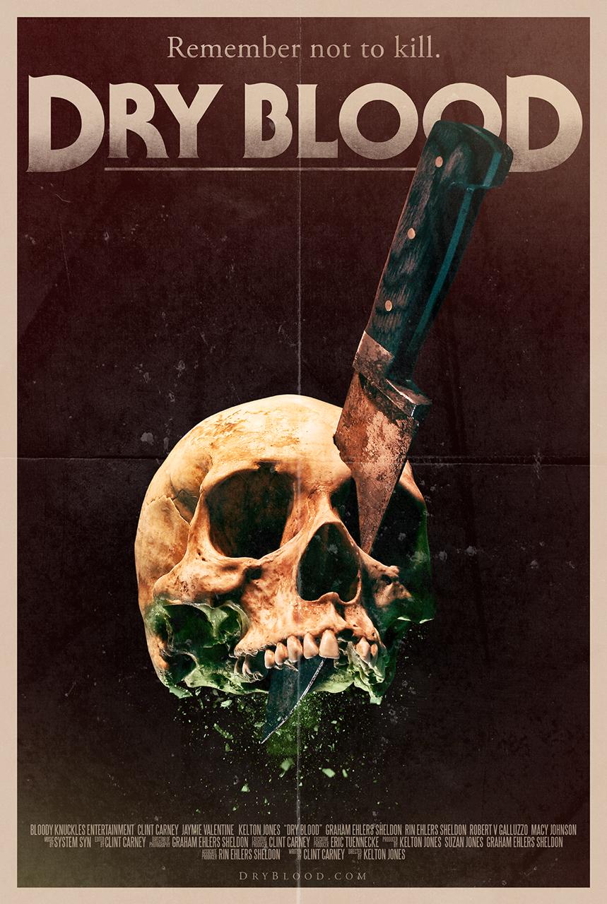 Dry Blood — original poster art by Sam Pfannkuche